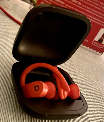 Powerbeats Pro-Totally Wireless Earphones-Lava Red photo review