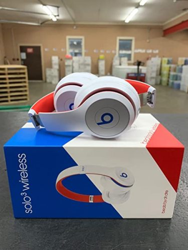 Solo3 Wireless On-Ear Headphones White red blue photo review