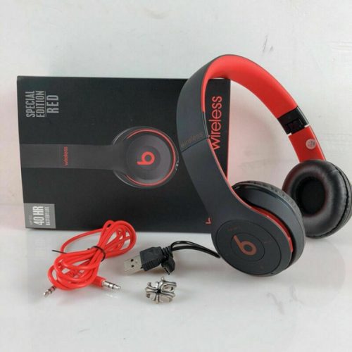 Solo3 Wireless On-Ear Headphones – Black-Red photo review